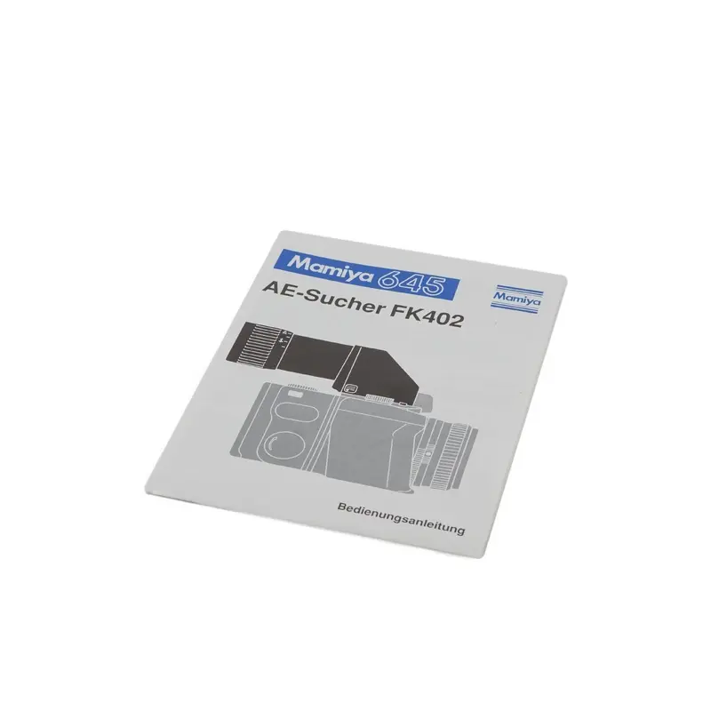 Mamiya AE Finder FK402 for 645 Pro Instructions
