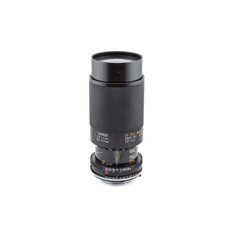 Tamron 80-210mm f3.8-4 CF Tele Macro BBAR MC (103A) + Adaptall 2 - Minolta MD Adapter