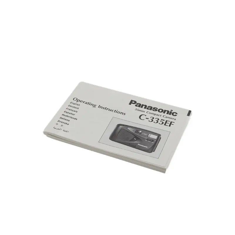 Panasonic C-335EF Instructions