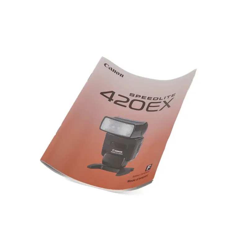 Canon 420EX Speedlite Instructions