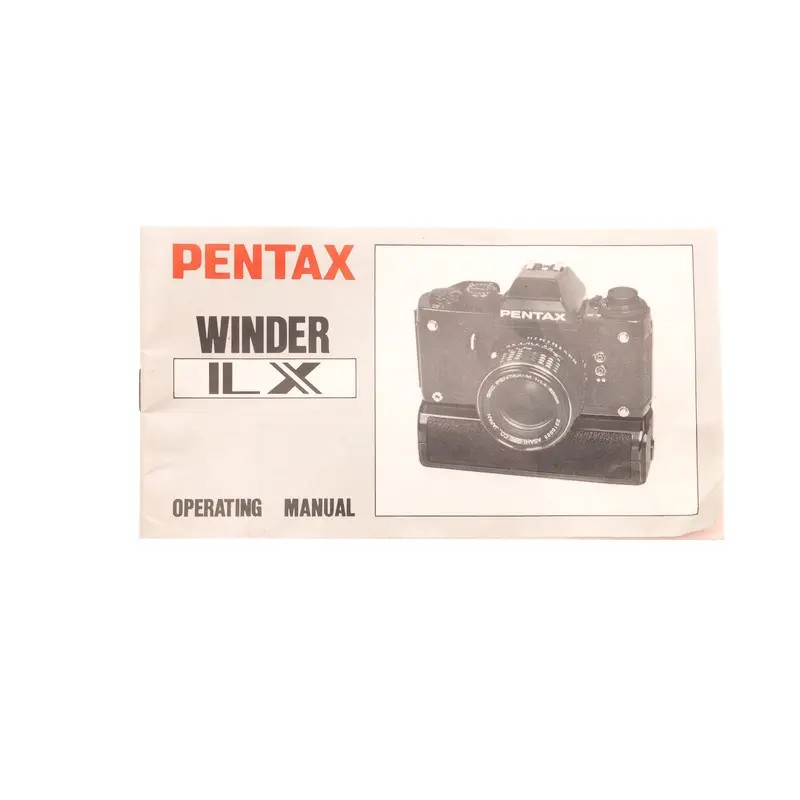 Pentax Winder IL X Instructions