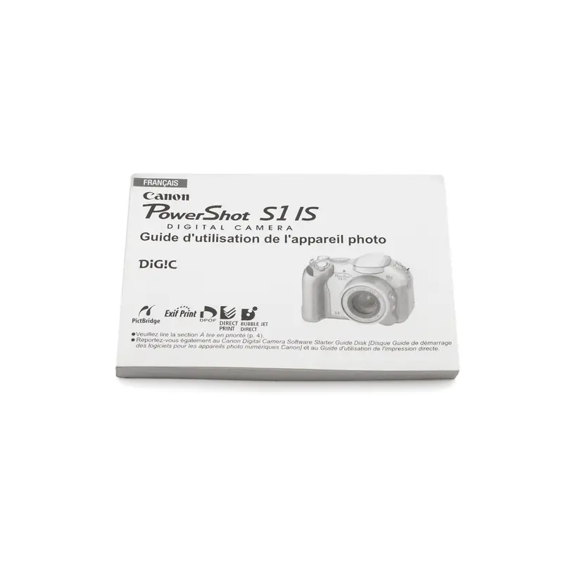 Canon Powershot S1 IS Instructions