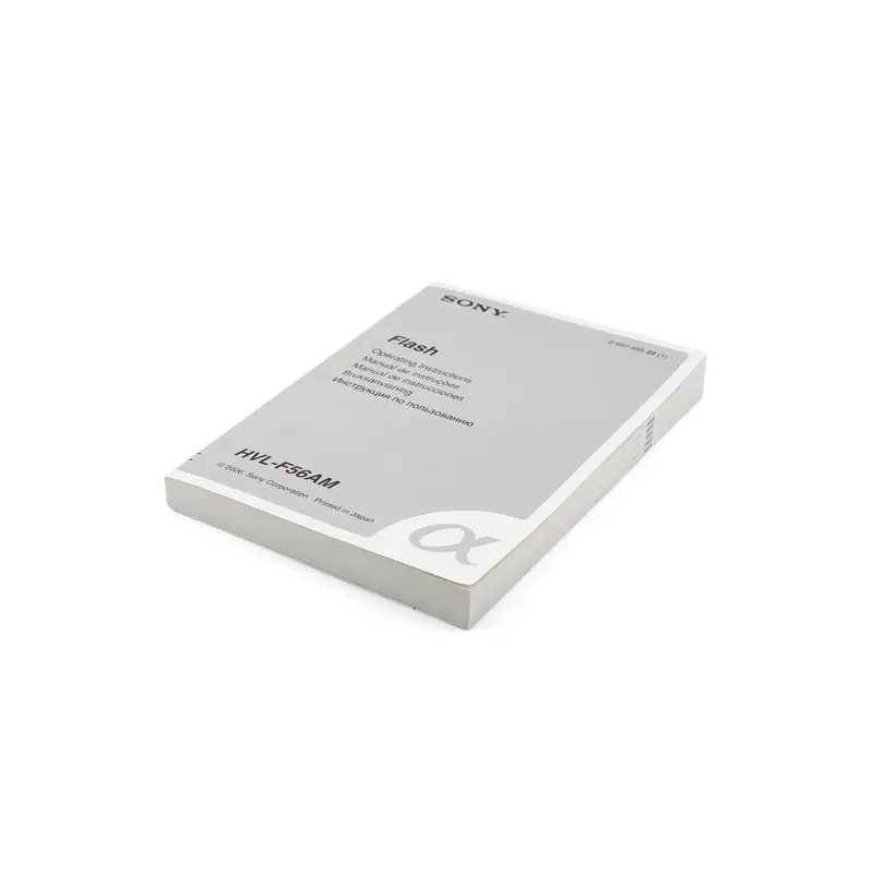 Sony HVL-F56AM Flash Instructions