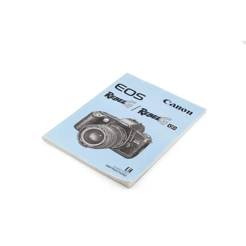 Canon EOS Rebel G / Rebel G QD Instructions