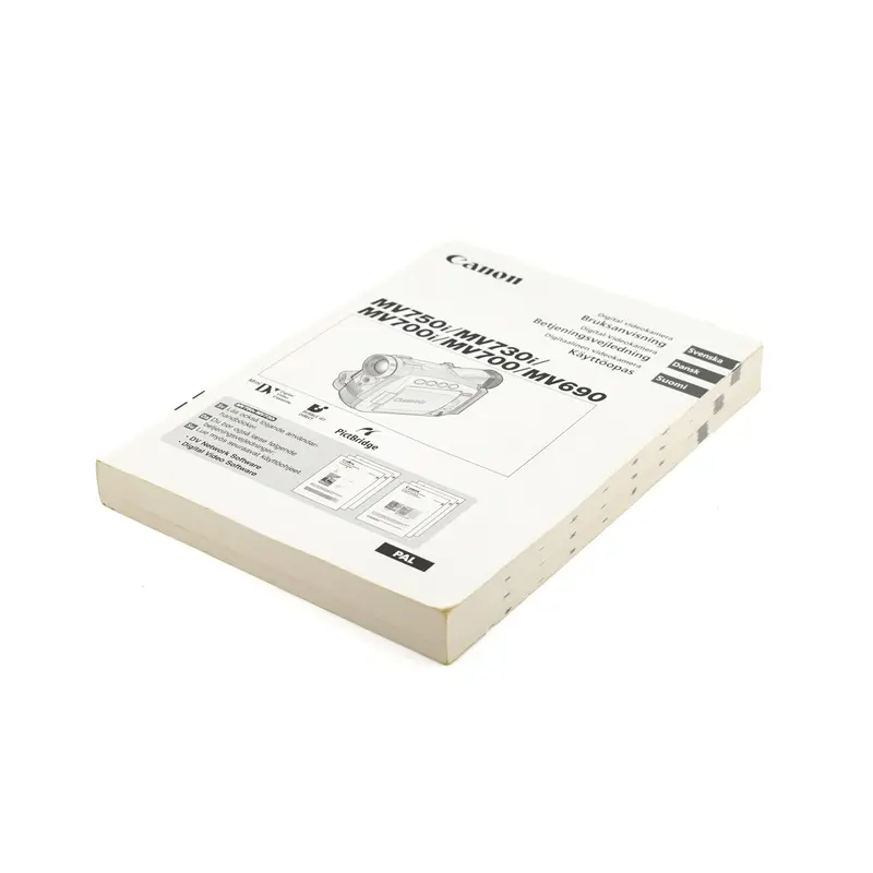 Canon MV750i/MV730i/MV700i/MV700/MV690 Instructions
