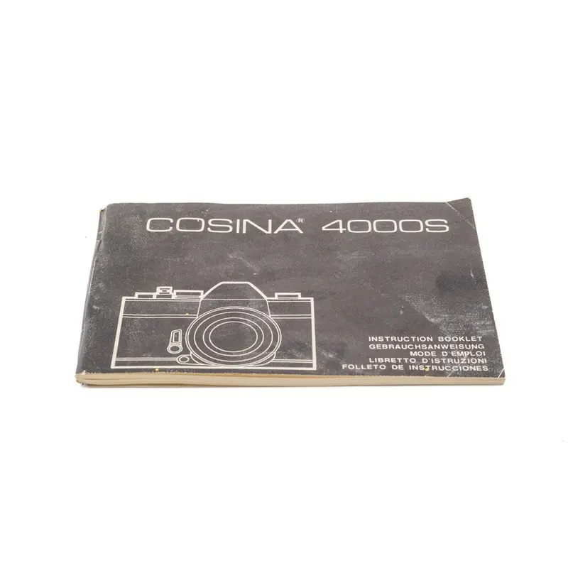 Cosina 4000S Instructions