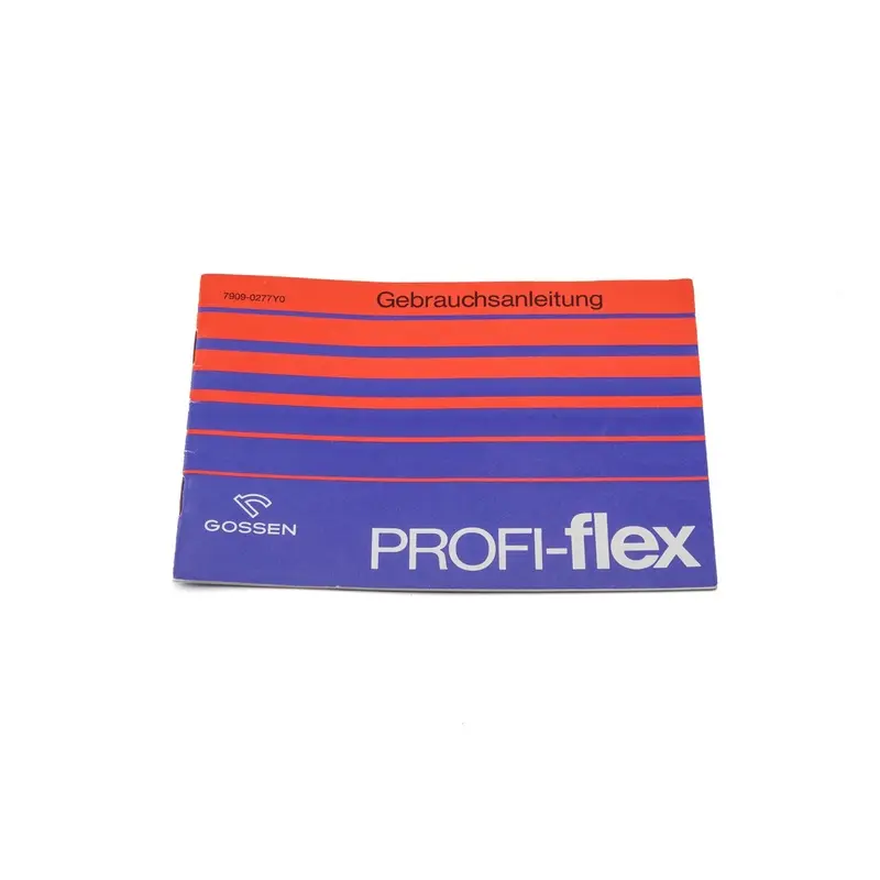 Gossen Profi-Flex Instructions