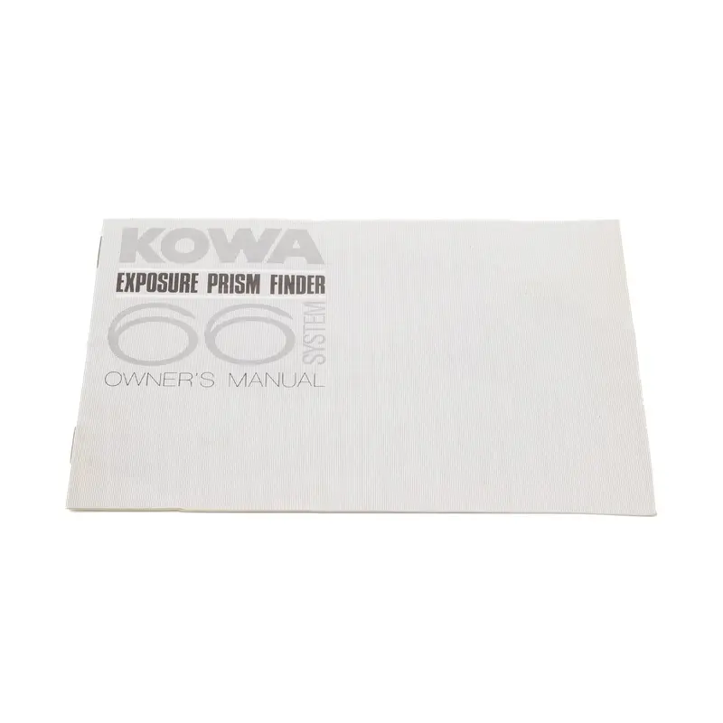Kowa Prism Exposure Finder Instructions