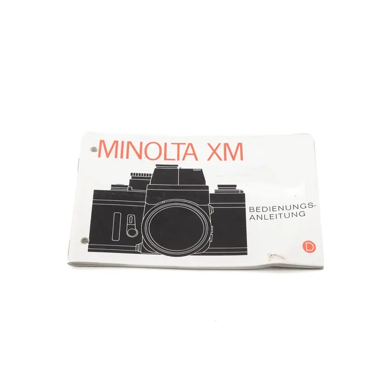 Minolta XM Instructions