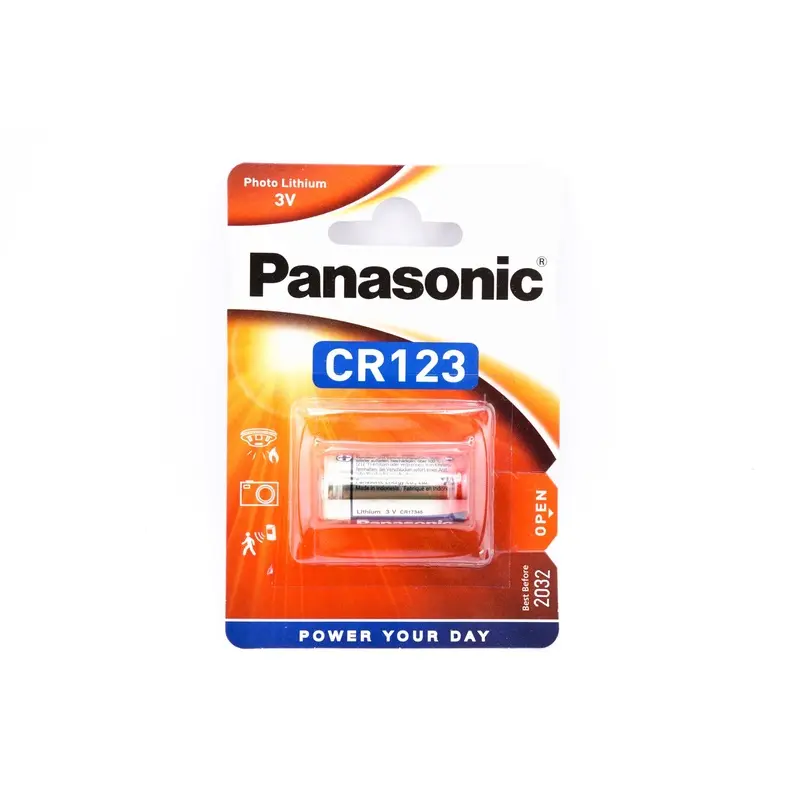 Panasonic CR123A 3V Lithium Battery