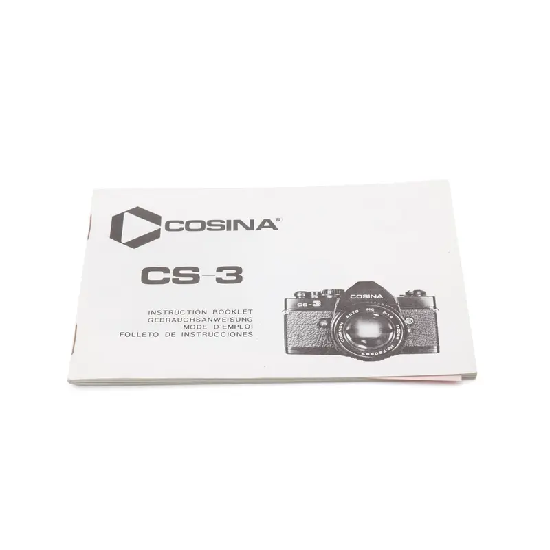 Cosina CS-3 Instructions