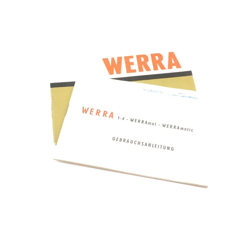 Carl Zeiss Werra 1 Instructions
