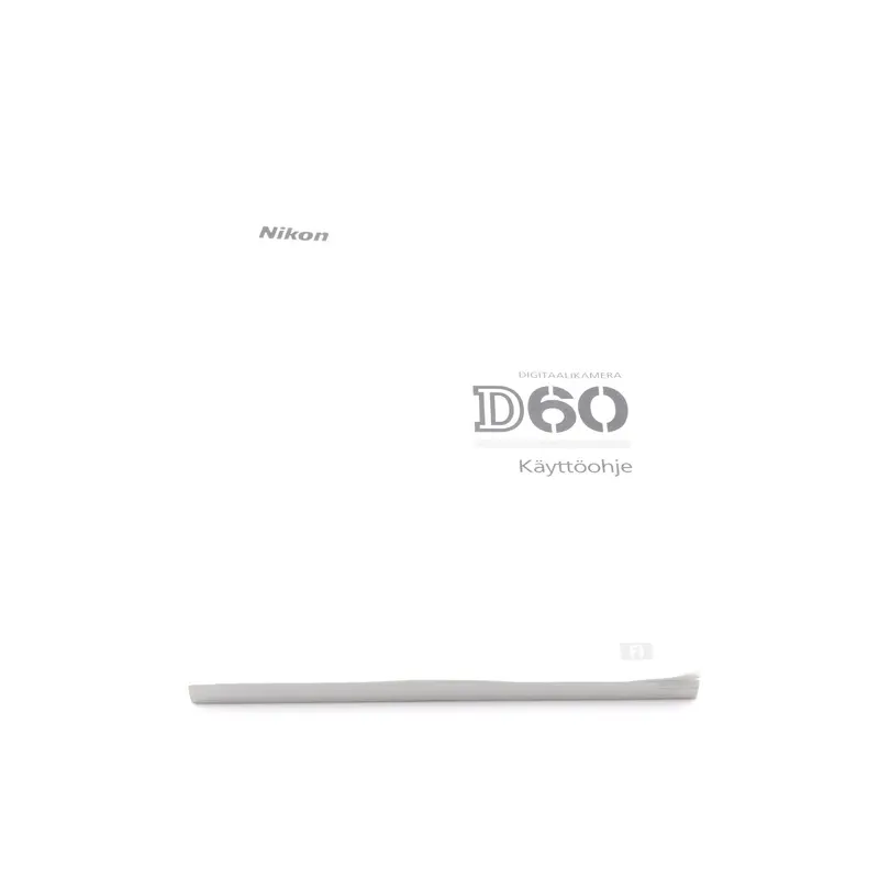 Nikon D60 Instruction Manual