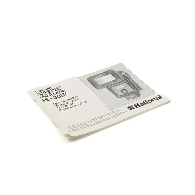 National PE-3057 Instructions