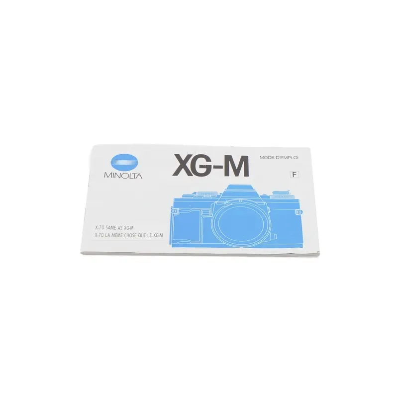 Minolta XG-M Instructions