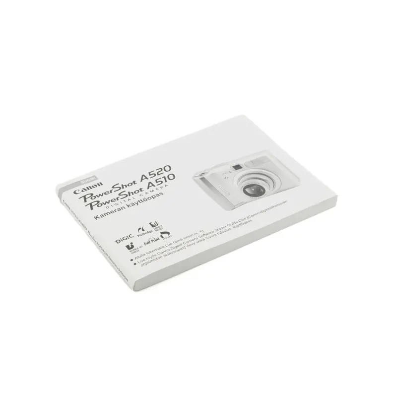 Canon PowerShot A520 / A510 Instructions