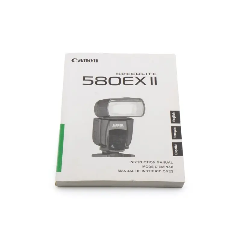 Canon 580EX Speedlite II Instruction Manual
