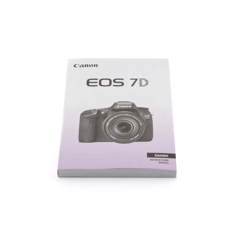 Canon 7D Instruction