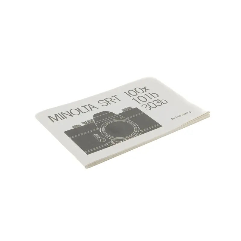 Minolta SR-T 100x/101b/303b Instruction Manual