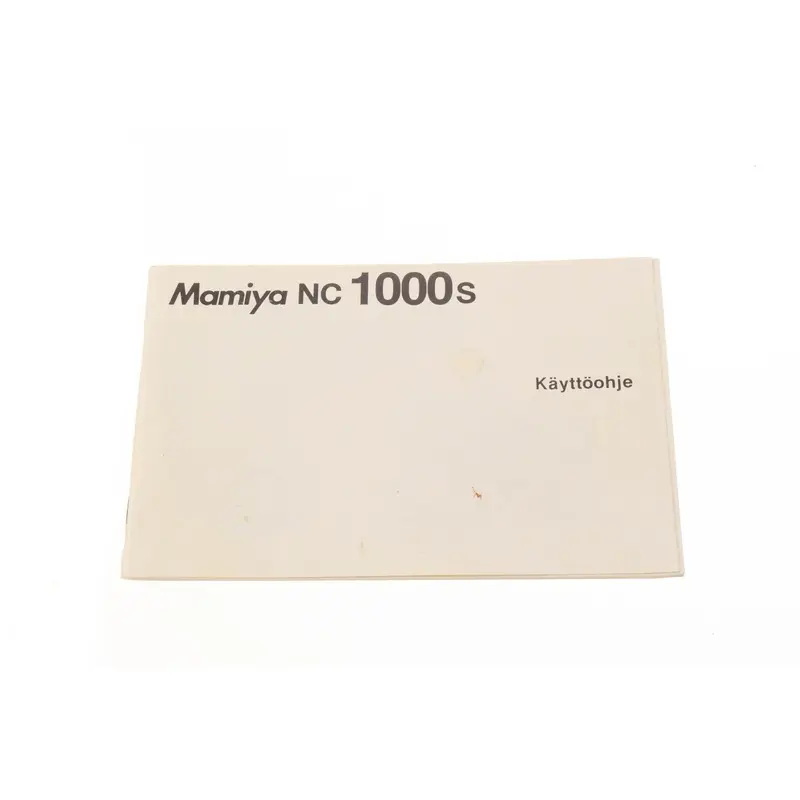 Mamiya NC1000s Instructions FI