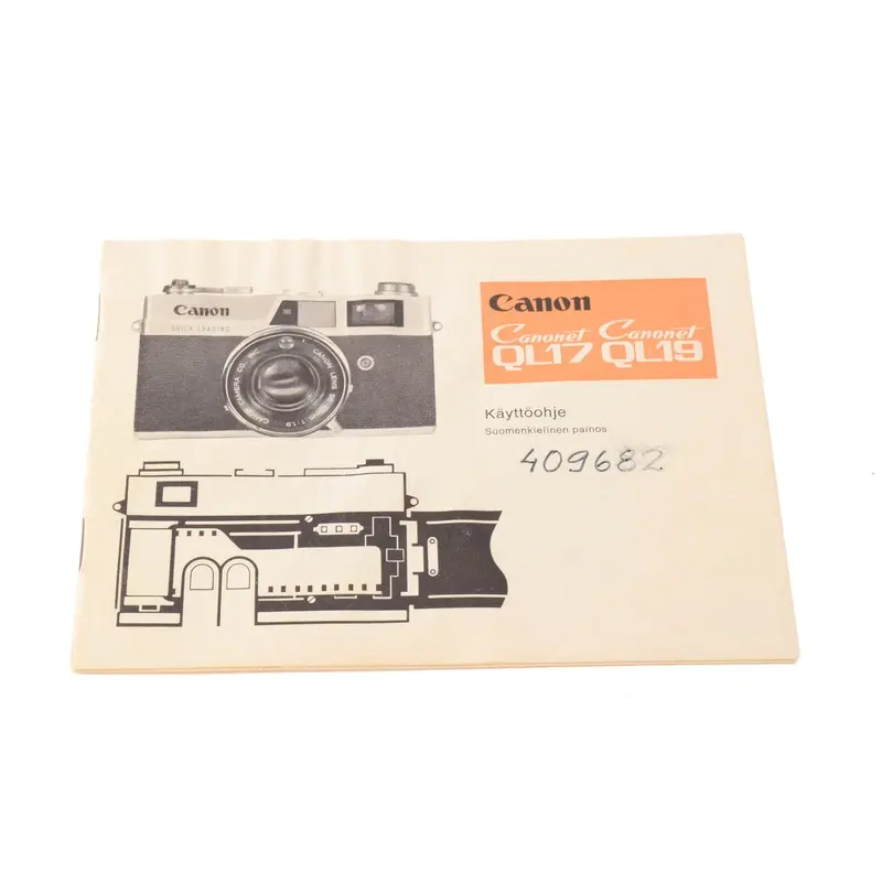 Canon Canonet QL17/19 Instructions