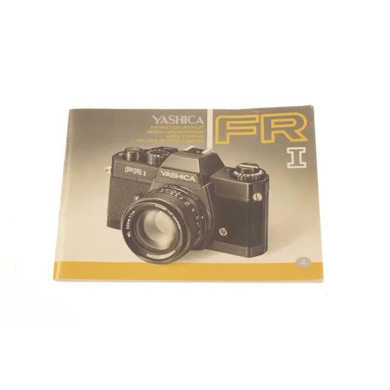 Yashica FR I Instructions