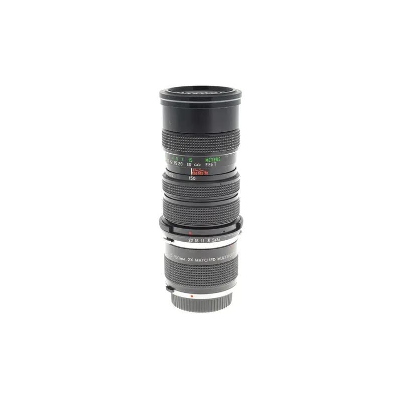 Vivitar 70-150mm f3.8 Close Focusing Auto Zoom + 70-150mm 2x Matched Multiplier