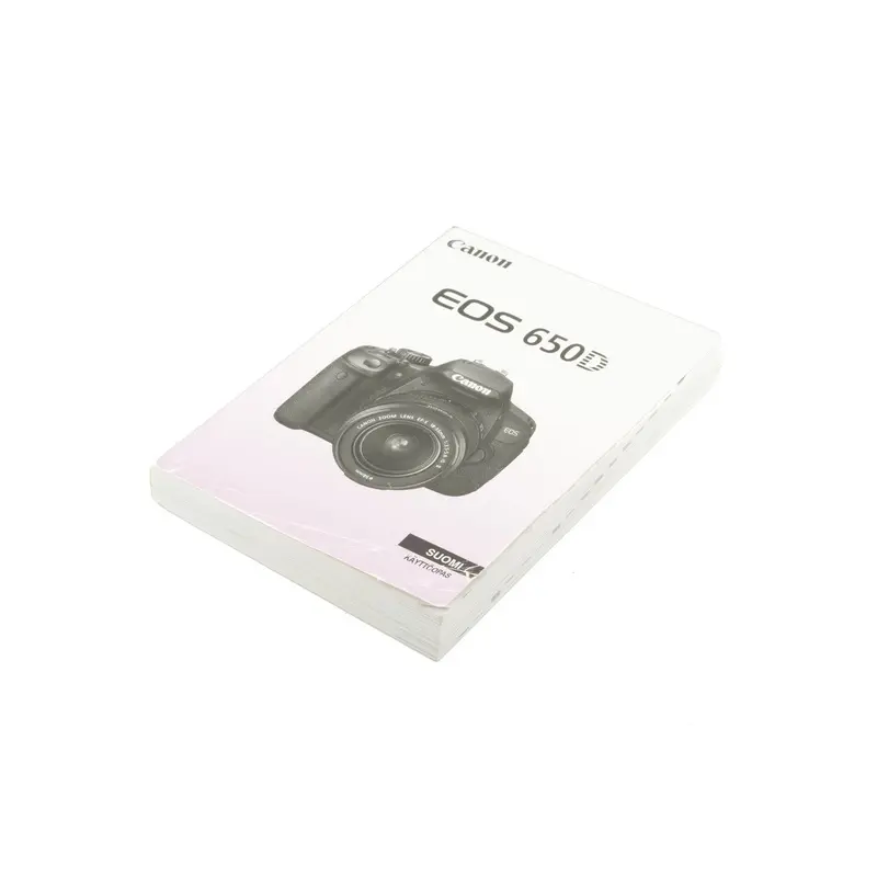 Canon EOS 650D Instructions