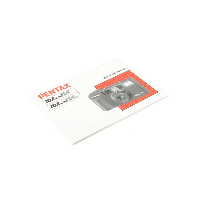 Pentax IQZoom 735/IQZoom 735 Date Instructions Manual
