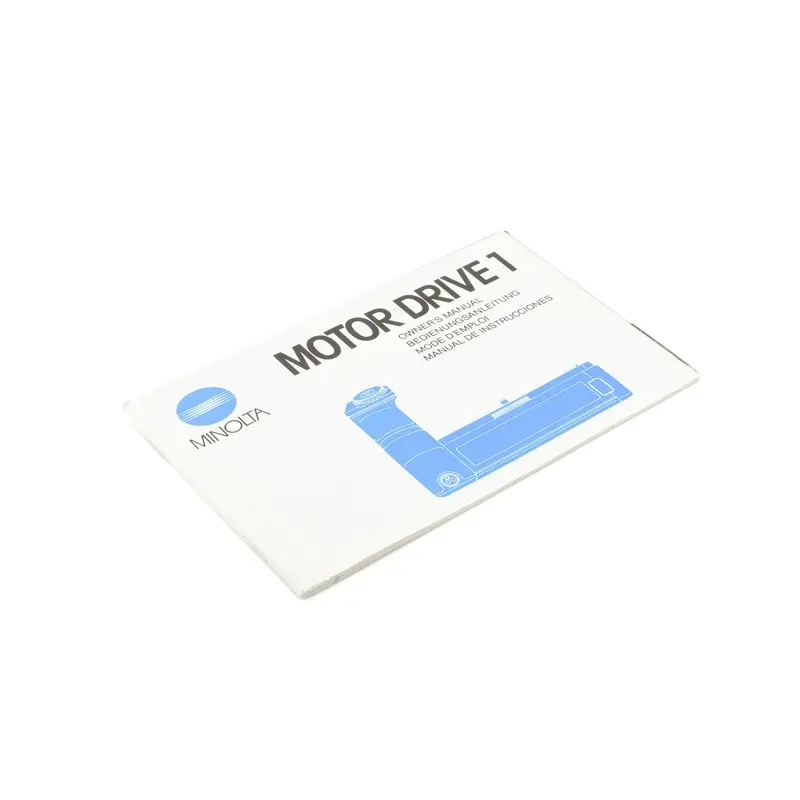 Minolta Motor Drive 1 Instruction Manual