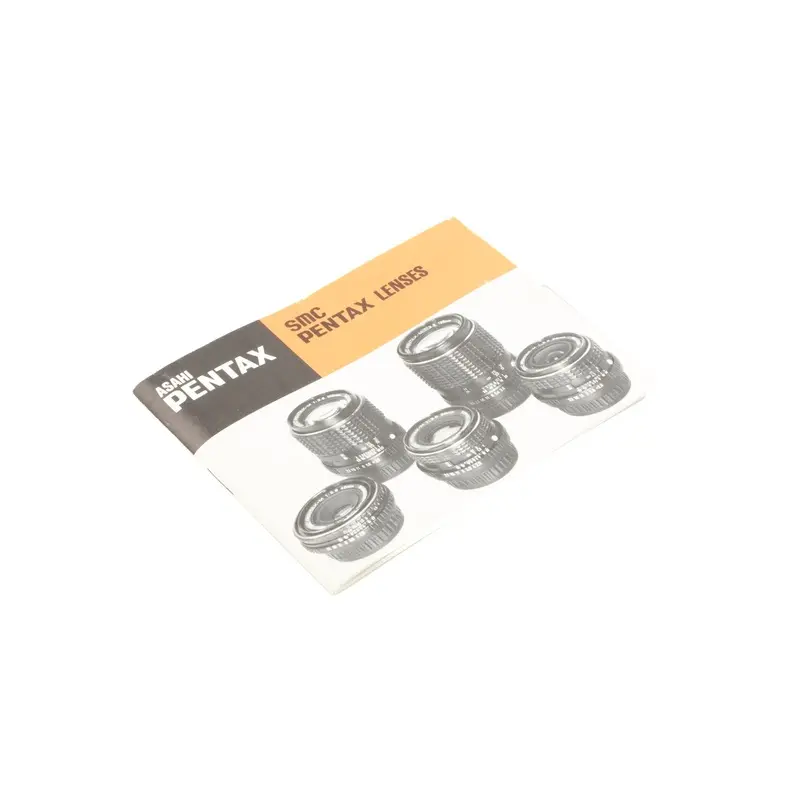 Pentax SMC Lenses Instructions