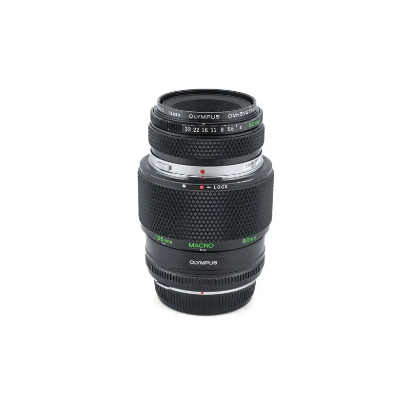 Olympus 80mm f4 Zuiko Auto-1:1 Macro + OM Telescopic Auto Tube 65-116