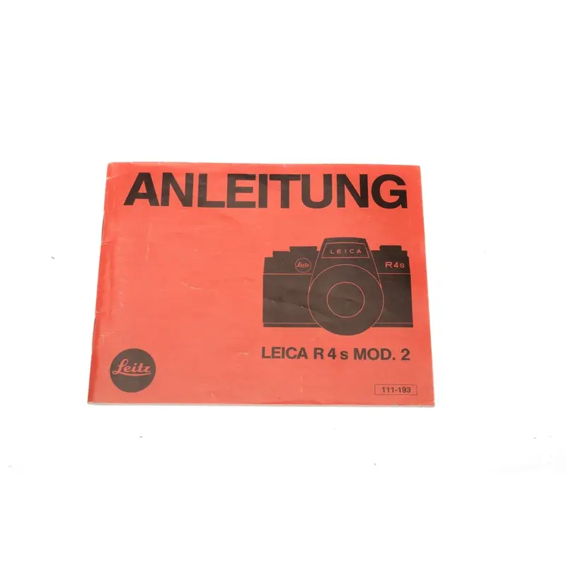 Leica R4 s MOD.2 Anleitung