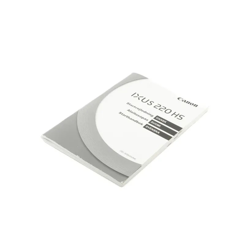 Canon IXUS 220 HS Instructions