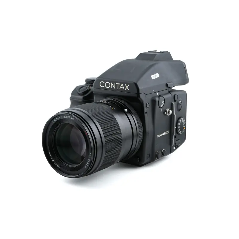 Contax 645 + 140mm f2.8 Sonnar T* + MF-1 AE Prism Finder + MFB-1 120/220 Film Back Holder