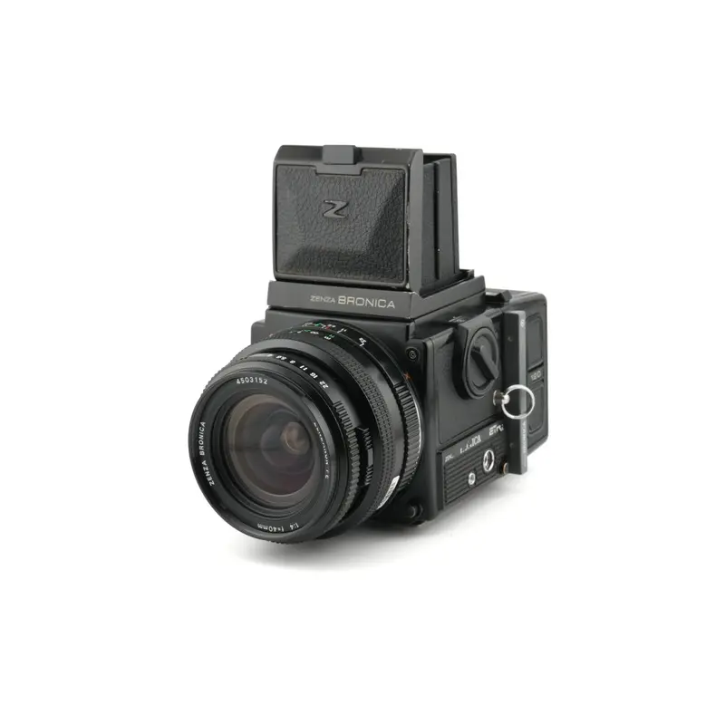 Zenza Bronica ETRSi + 120 Film Back + 40mm f4 Zenzanon PE + Waist Level Finder