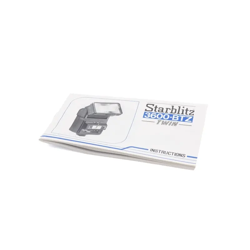 Starblitz 3600BTZ Twin Instructions