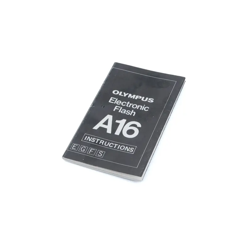 Olympus A16 Electronic Flash Instructions