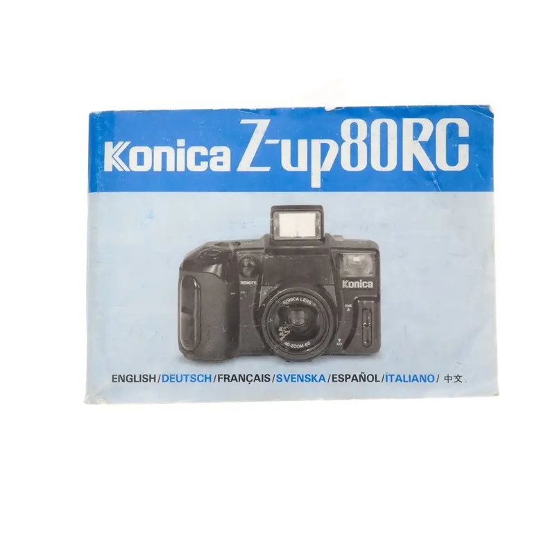 Konica Z-Up 80 RC Instructions