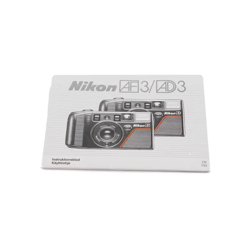 Nikon AF3 / AD3 Instructions