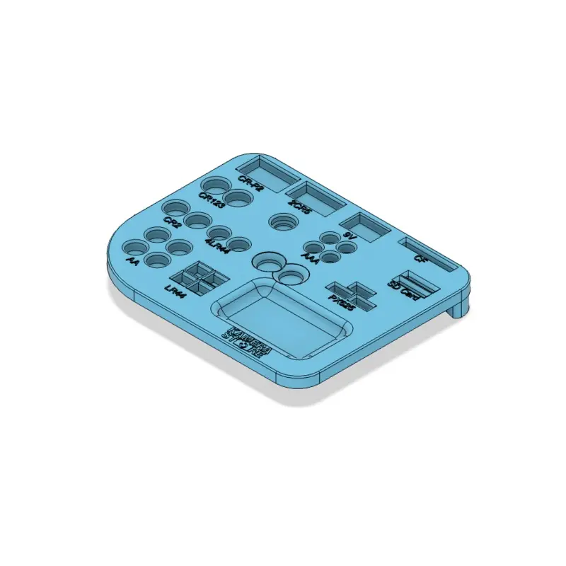 3D Model File: Kamerastore Battery Tray