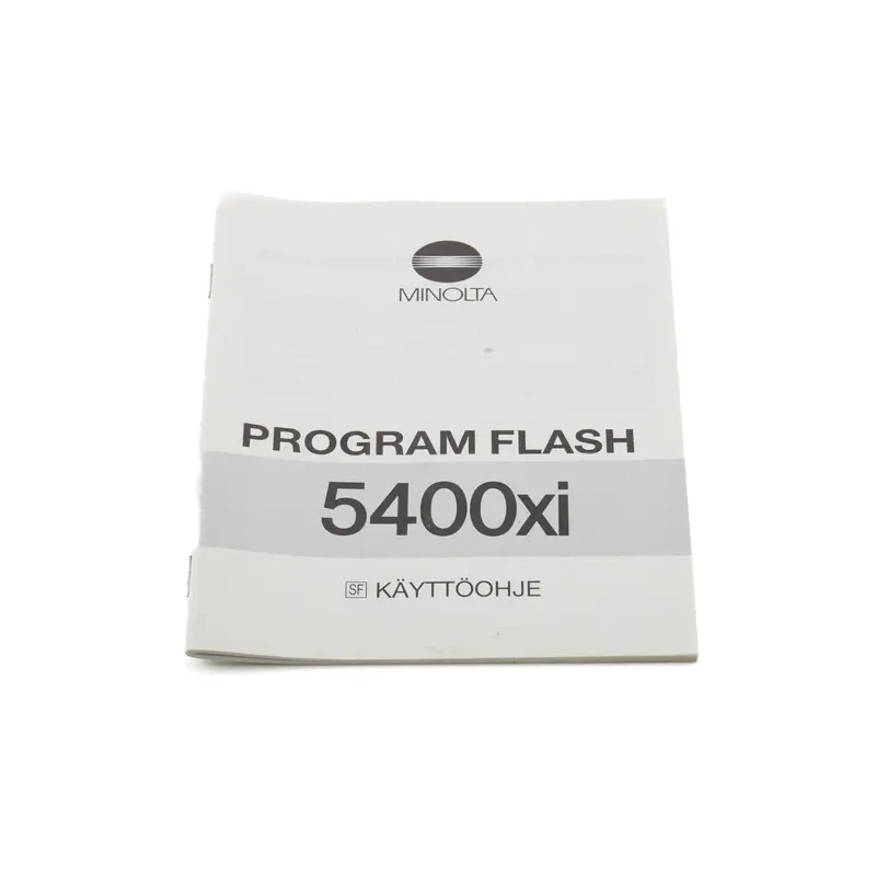 Minolta 5400xi Program Flash Instructions