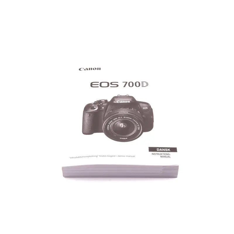 Canon 700D Instructions