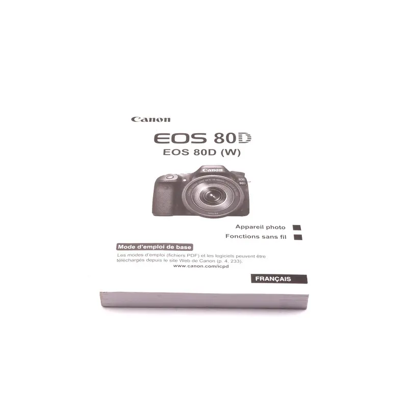 Canon EOS 80D Instructions
