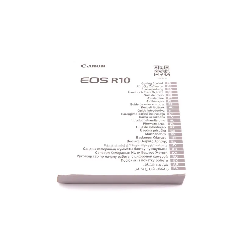Canon EOS R10 Instructions