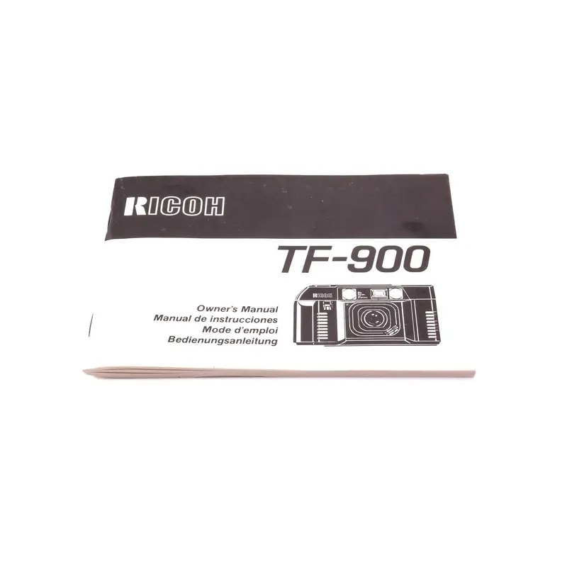 Ricoh TF-900 Instructions