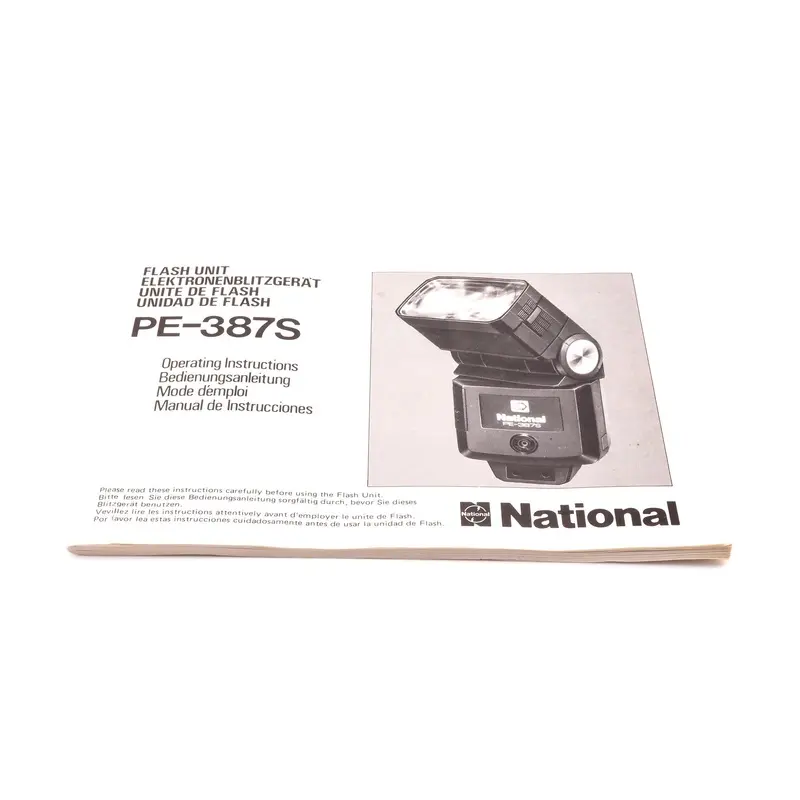 National PE-387S Instructions