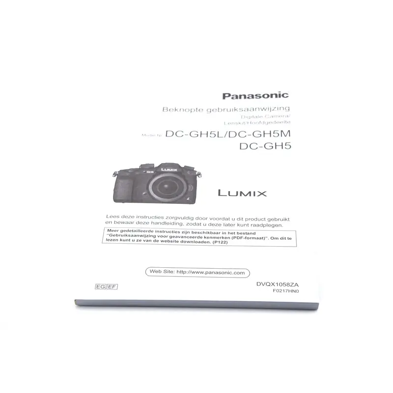 Panasonic Lumix DC-GH5 Instructions