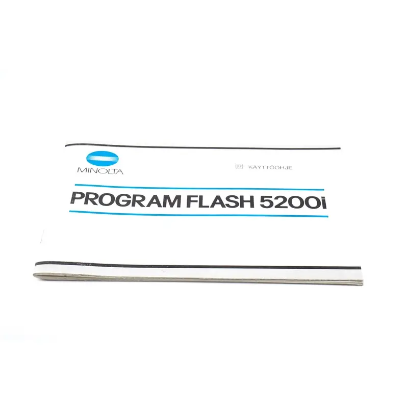 Minolta 5200i Program Flash Instructions