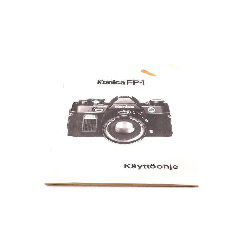 Konica FP-1 Program Instructions